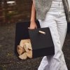industrialny organizer z uchwytem drewnianym